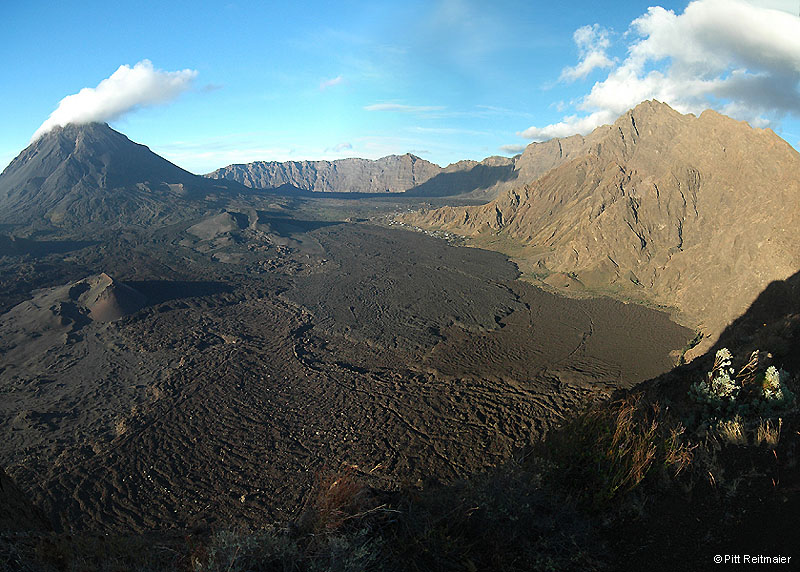 Fogo Cha das Caldeiras Volcano Panorama