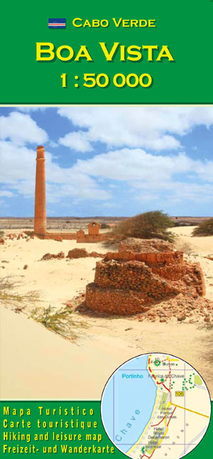 Wanderkarte Boa Vista 1:50000 / Cabo Verde ©Pitt Reitmaier