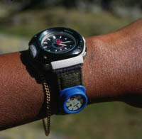 Kompass am Uhrarmband